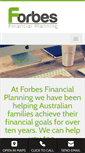 Mobile Screenshot of forbesfp.com.au